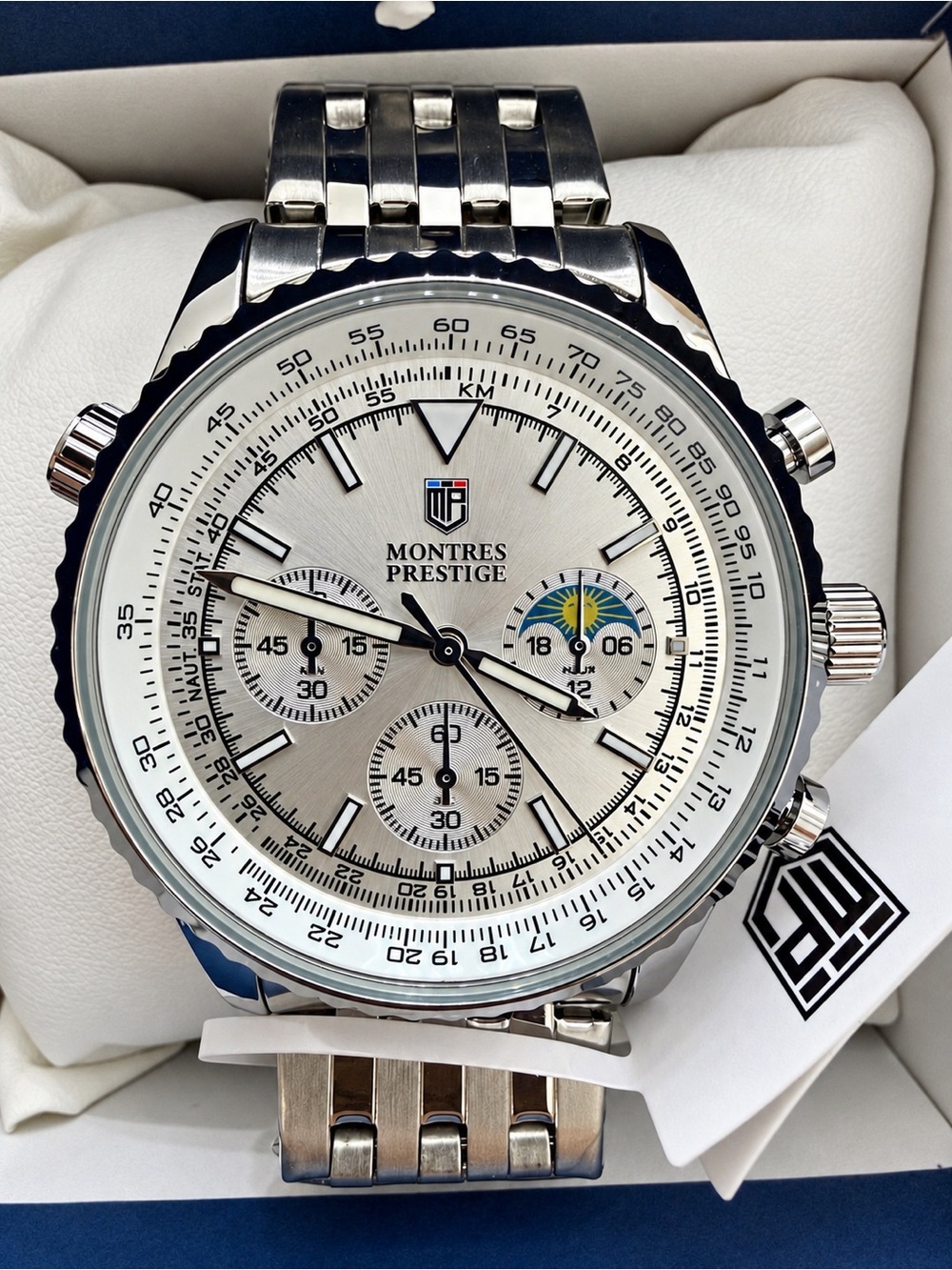 Invicta Montres Prestige Stainless Steel Chronograph Watch